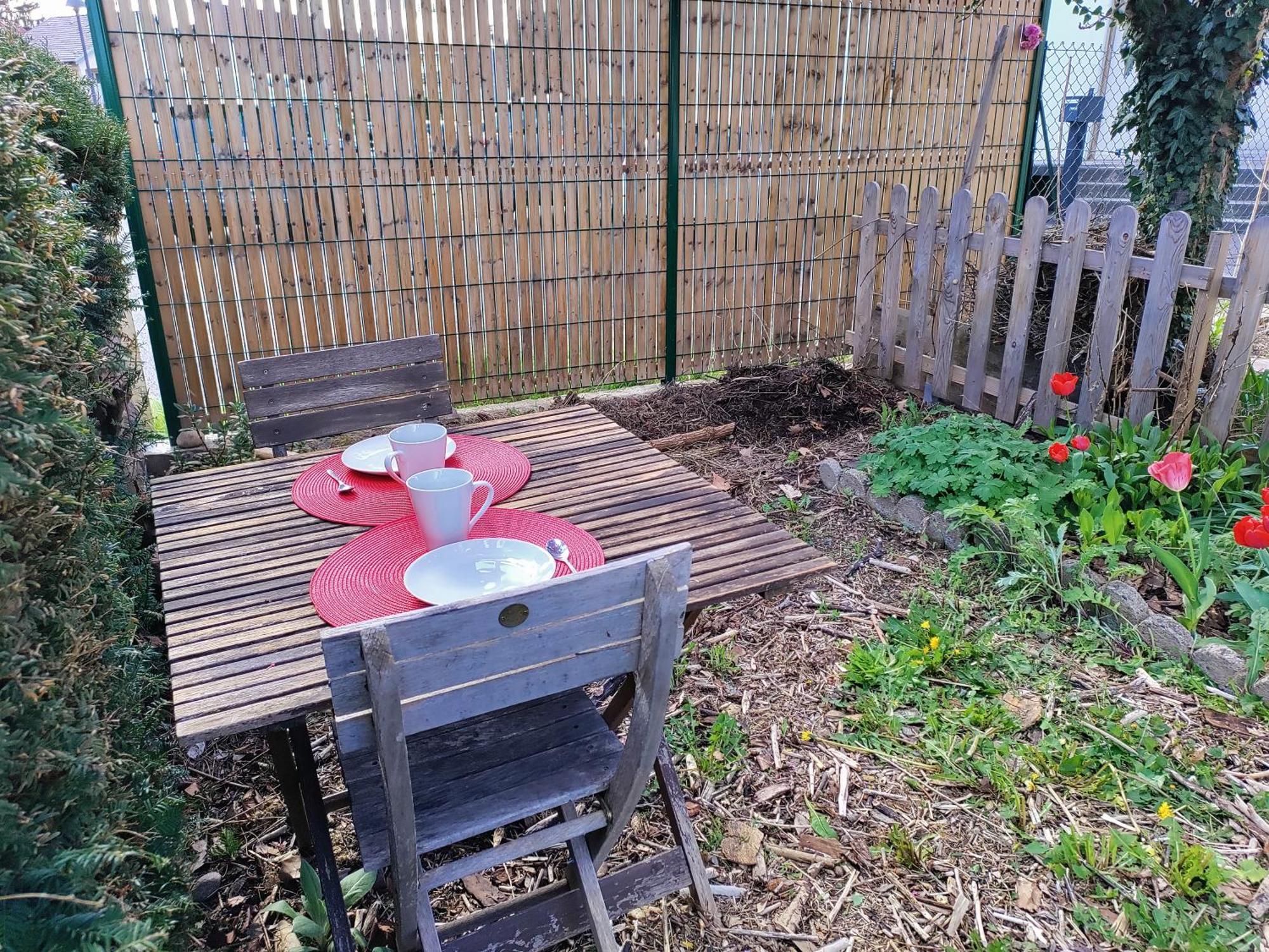Ferienwohnung Les Coquelicots, Calme, Jardin Colmar Exterior foto